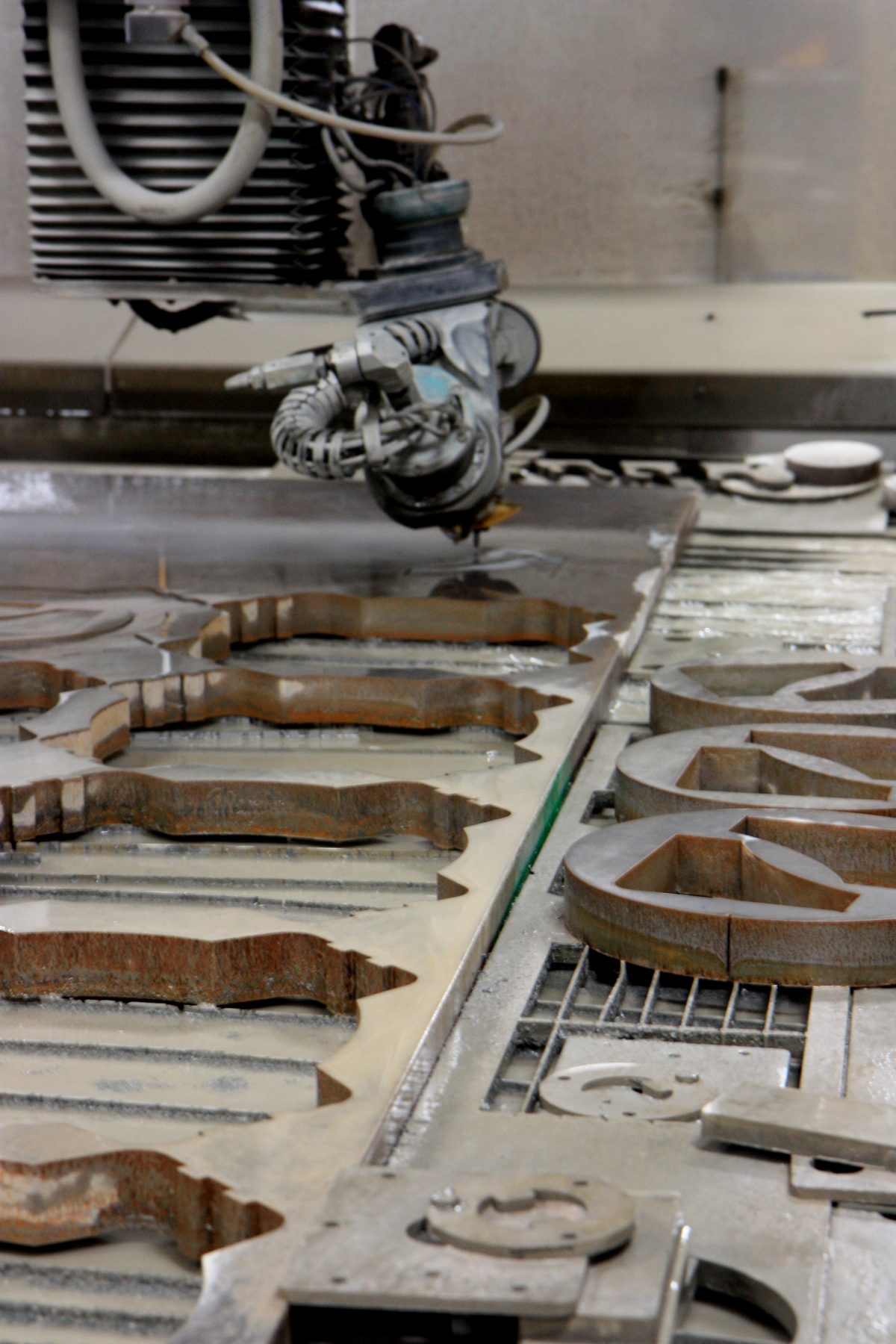 PA Custom Water Jet Cutting Services Metal & Foam Yoder Industries